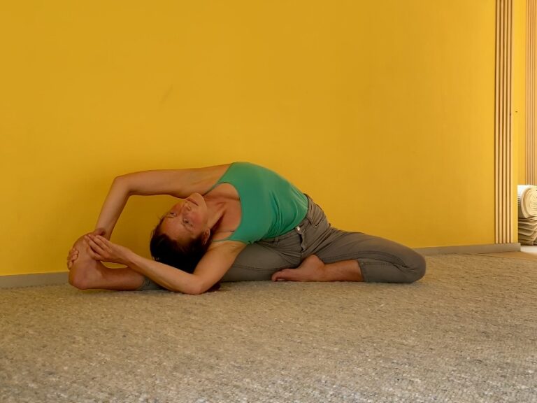 The twisted head-knee position parivṛtta-jānu-śīrṣāsana