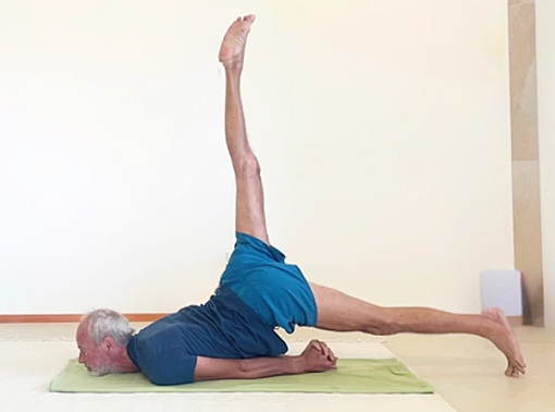 The locust pose by Heinz Grill