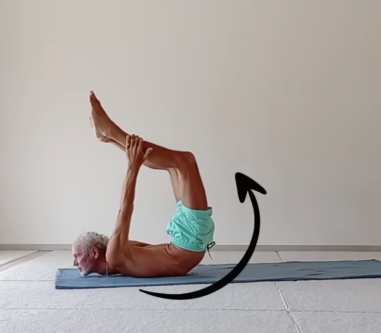 The Bow Pose with preparatory Exercises
