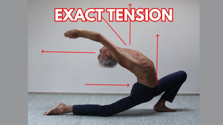 Āñjaneyāsana – Halbmond: exakte Spannungsverteilung Schritt für Schritt